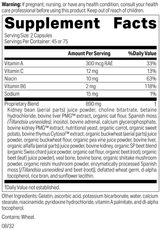 Albaplex®, 90 Capsules, Rev 08 Supplement Facts