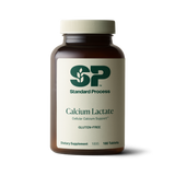 An image of a bottle of Calcium Lactate, 180 tablets.