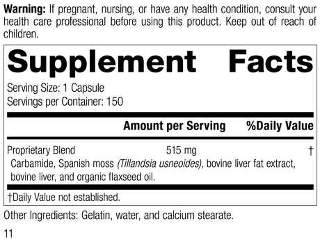 Super-EFF®, 150 Capsules, Rev 10 Supplement Facts